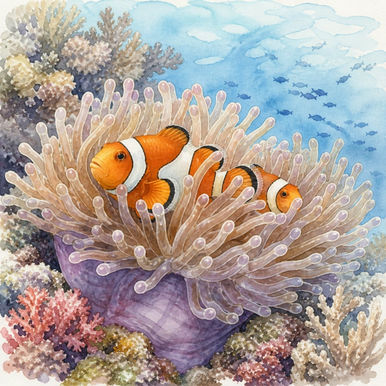 Clownfish (Watercolor)