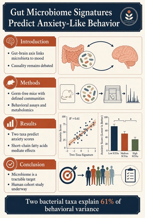Gut-Brain Axis — neuroscience, editorial serif style