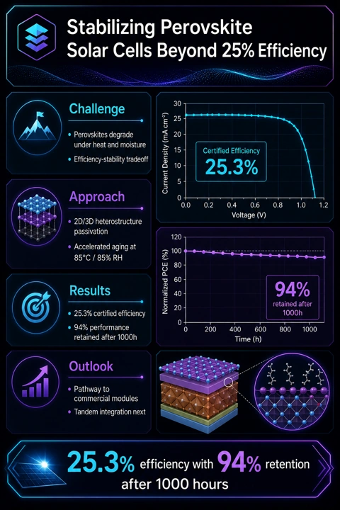 Perovskite Solar Cells — materials science, dark style
