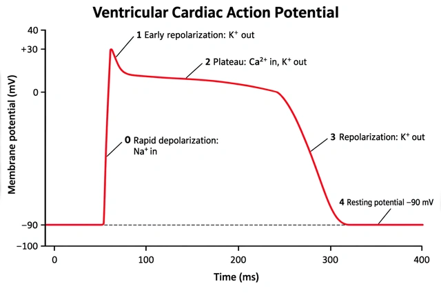 Cardiac action potential