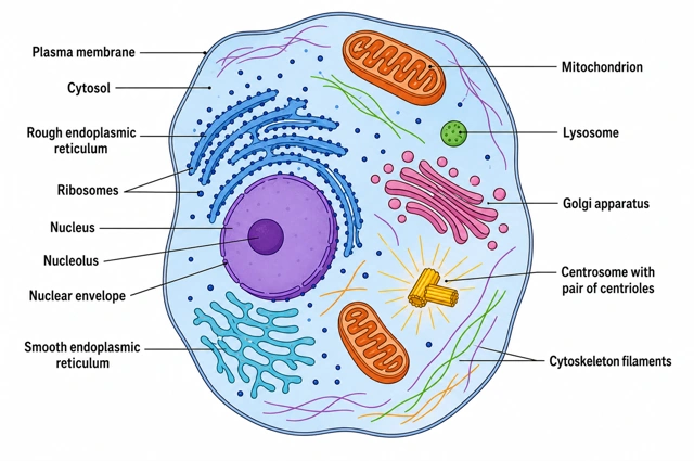 Full labelled cell