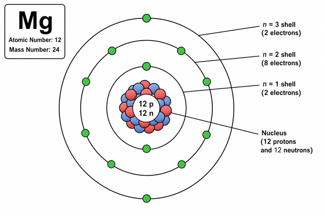 Labeled magnesium atom