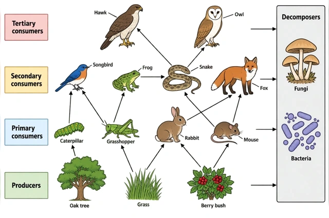 Full labeled forest web