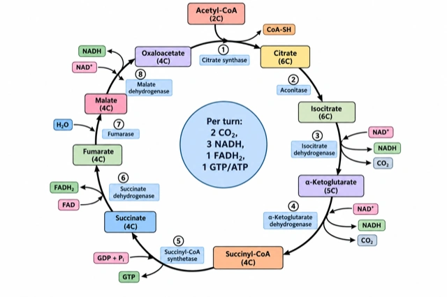 Full cycle with enzymes