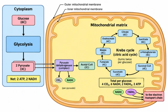 With glycolysis