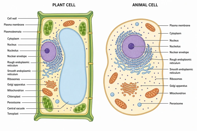 Plant vs animal cell