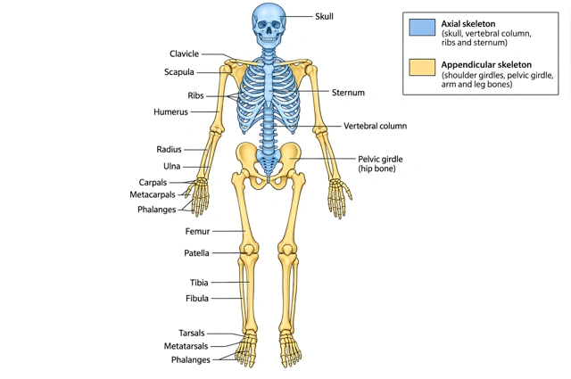 Axial vs appendicular