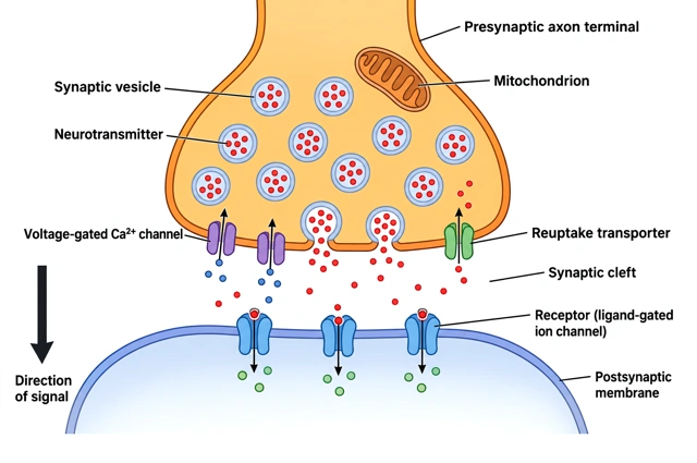 Full labeled synapse